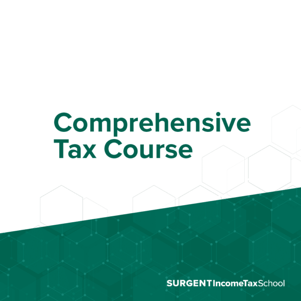 Comprehensive Tax Course The Tax School